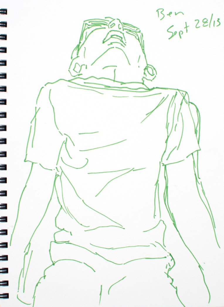 28 Sep 2013 Ben Drawing