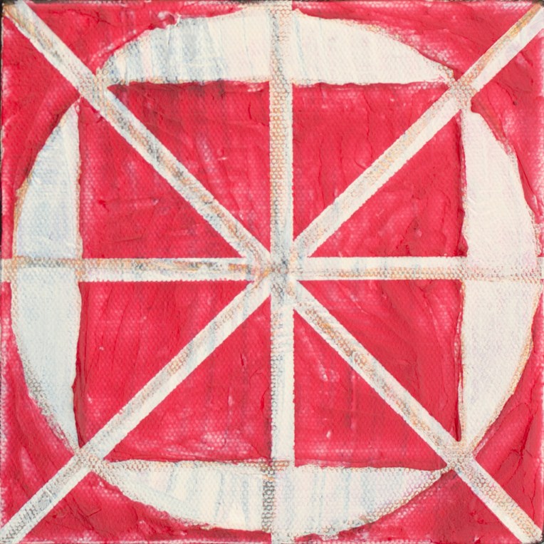 Abstract oil painting