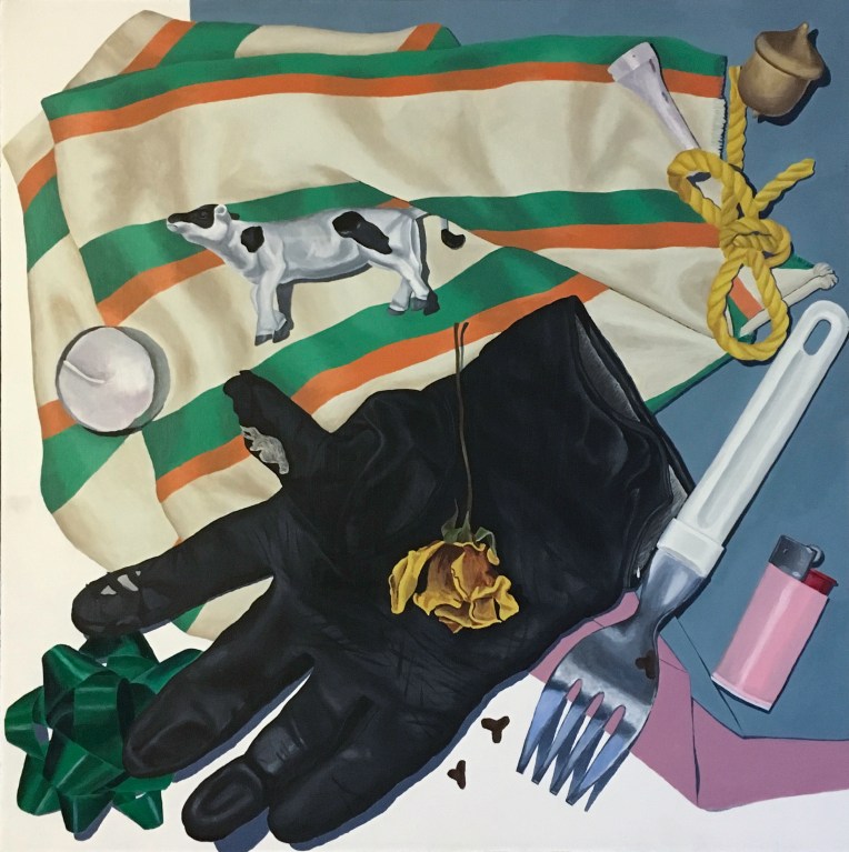 The Box, 1994, Acrylic on Masonite, 22.5" X 24"