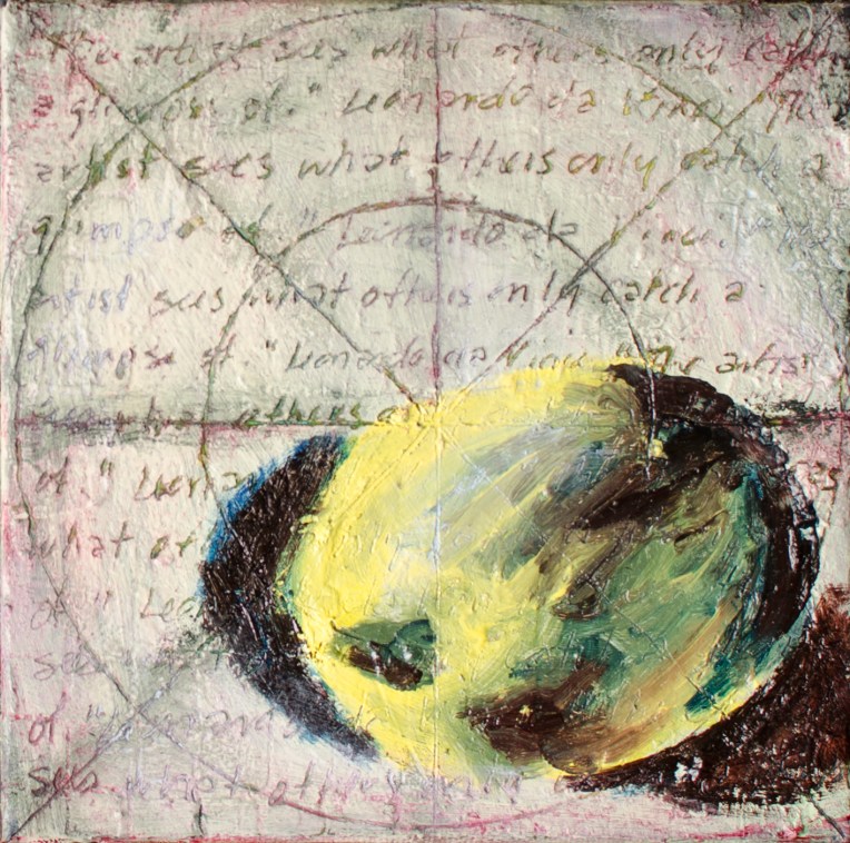 Circle Composition Seven, Nov 5, 2016, Oil on Canvas, 6″ X 6″