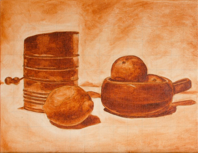 2015 July, Paint & Palette Essentials, Lesson One, 14" X 11"