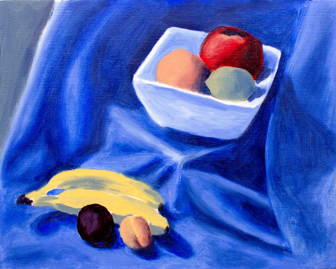 Warm Mineral Still Life, Jun 16, 2018, Oil on Canvas Board, 10" X 8"