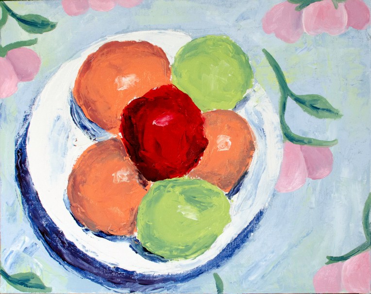 Forbidden Fruit, Apr 13, 2019, Oil on Canvas Board, 14" X 11"